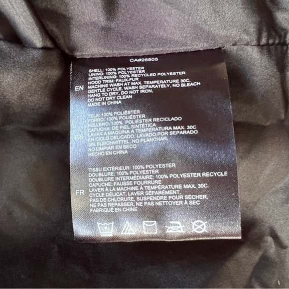 Noize Hannah Ice Gray Faux Fur Trim Hooded Parka Coat Size Small NWT Ice Glacé - Picture 8 of 12